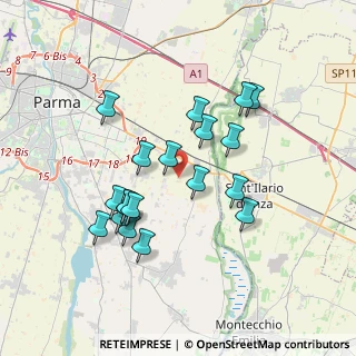 Mappa Strada Viazza di Martorano, 43123 Parma PR, Italia (3.34842)
