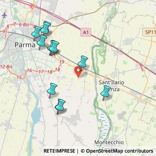 Mappa Strada Viazza di Martorano, 43123 Parma PR, Italia (4.435)