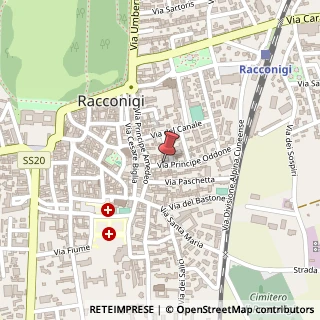 Mappa Via Principe Oddone, 5, 12035 Racconigi CN, Italia, 12035 Racconigi, Cuneo (Piemonte)