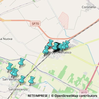 Mappa Via XX Settembre, 44028 Poggio Renatico FE, Italia (1.596)
