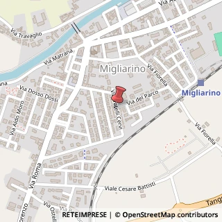 Mappa Via Fratelli Cervi, 12, 44027 Migliarino FE, Italia, 44027 Ro, Ferrara (Emilia Romagna)