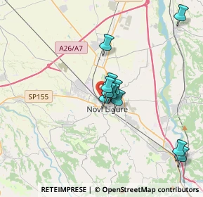 Mappa Via Francesco Crispi, 15067 Novi Ligure AL, Italia (2.88636)
