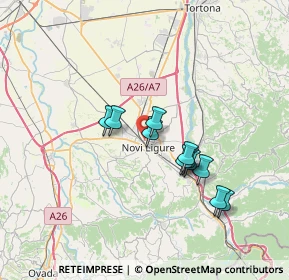 Mappa Via Francesco Crispi, 15067 Novi Ligure AL, Italia (5.75364)