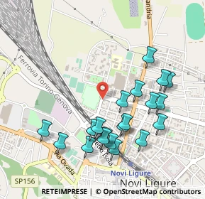 Mappa Via Francesco Crispi, 15067 Novi Ligure AL, Italia (0.5045)