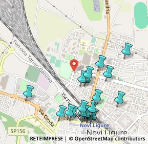 Mappa Via Francesco Crispi, 15067 Novi Ligure AL, Italia (0.5725)