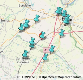 Mappa Via Giorgio Bassani, 44028 Poggio Renatico FE, Italia (8.227)