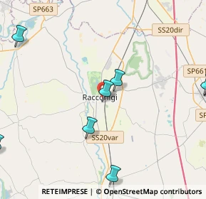 Mappa Via Principe Oddone, 12035 Racconigi CN, Italia (7.39222)