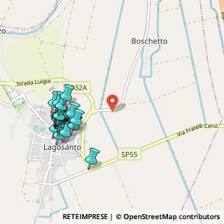 Mappa SP 21, 44023 Lagosanto FE, Italia (1.0985)