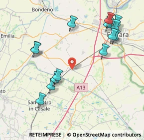 Mappa Via del Guercino, 44028 Poggio Renatico FE, Italia (9.22286)