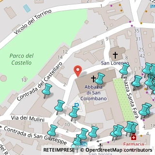 Mappa Piazza S. Colombano, 29022 Bobbio PC, Italia (0.09615)
