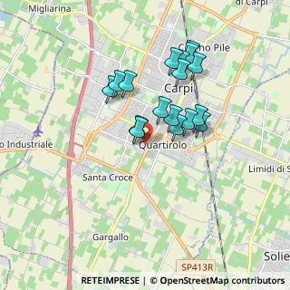 Mappa Via Lidice, 41012 Carpi MO, Italia (1.51294)