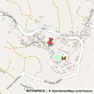 Mappa Via Asilo Alfieri, 23, 12050 Magliano Alfieri, Cuneo (Piemonte)