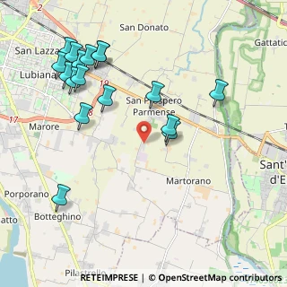 Mappa Via Quingenti, 43123 San Prospero PR, Italia (2.39176)