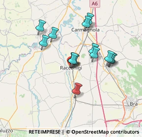 Mappa Piazza Andrea Burzio, 12035 Racconigi CN, Italia (6.06786)