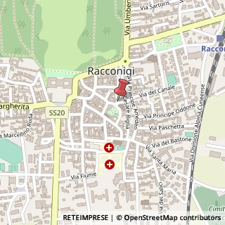 Mappa Via Michelangelo Castelli,  3, 12035 Racconigi, Cuneo (Piemonte)