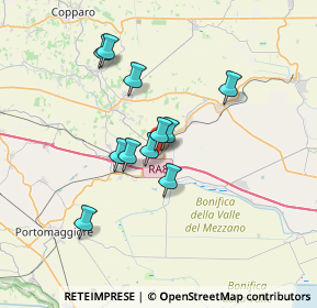 Mappa Via del Parco, 44027 Migliarino FE, Italia (5.62182)