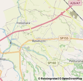 Mappa 15060 Basaluzzo AL, Italia (2.7325)
