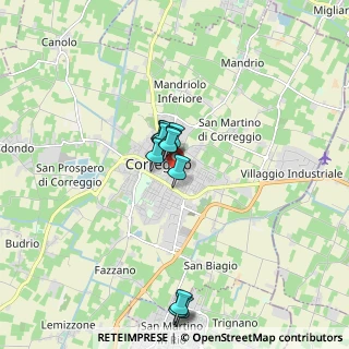 Mappa Via V. Gambara, 42015 Correggio RE, Italia (1.40273)