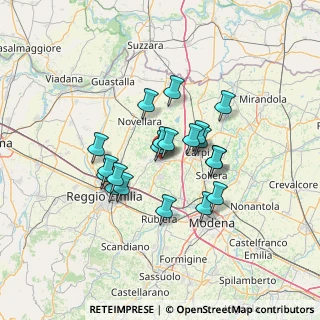 Mappa Via V. Gambara, 42015 Correggio RE, Italia (10.6655)