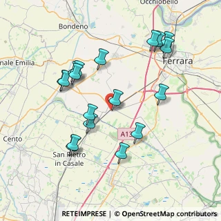 Mappa Viale Cavour, 44028 Poggio Renatico FE, Italia (7.96444)