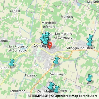 Mappa Via Eugenio Curiel, 42021 Correggio RE, Italia (2.32786)
