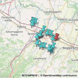 Mappa Strada Biscie, 43044 Lemignano PR, Italia (10.517)