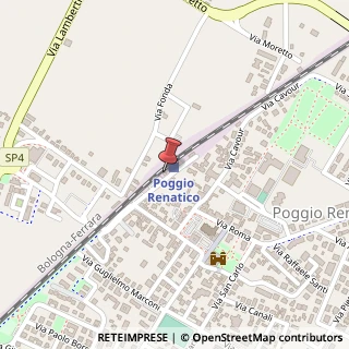 Mappa Via Stazione, 1/a, 44028 Poggio Renatico, Ferrara (Emilia Romagna)