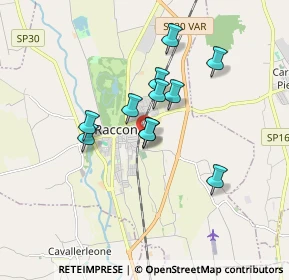 Mappa Via dei Sospiri, 12035 Racconigi CN, Italia (1.33727)