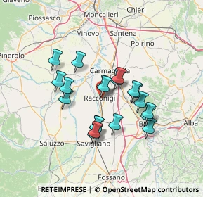Mappa Via dei Sospiri, 12035 Racconigi CN, Italia (11.293)
