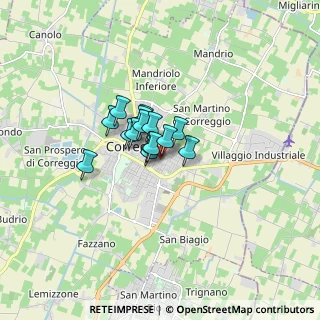 Mappa Via Eugenio Curiel, 42015 Correggio RE, Italia (0.84467)
