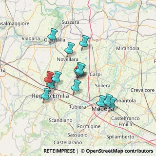 Mappa Via Eugenio Curiel, 42015 Correggio RE, Italia (11.97)