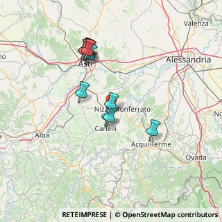 Mappa Regione Saline, 14050 San Marzano Oliveto AT, Italia (13.68154)