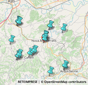 Mappa SS 592 Canelli - Alba, 14049 Nizza Monferrato AT, Italia (7.7735)