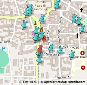 Mappa Via Felice Govean, 12035 Racconigi CN, Italia (0.1295)