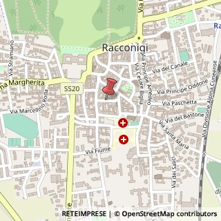 Mappa Via Bartolomeo Muzzone, 4, 12035 Racconigi, Cuneo (Piemonte)