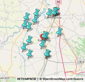 Mappa V.M, 12035 Racconigi CN, Italia (7.07842)