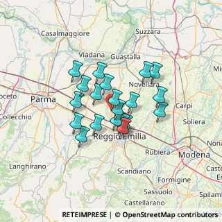 Mappa Via G. Galilei, 42023 Cadelbosco di Sopra RE, Italia (9.8115)