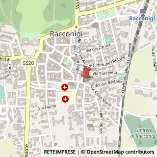 Mappa Via Santa Maria, 21, 12035 Racconigi, Cuneo (Piemonte)