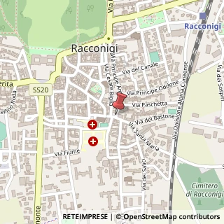Mappa Via Santa Maria, 11, 12035 Racconigi, Cuneo (Piemonte)