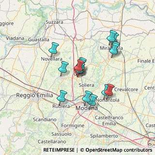 Mappa Via Tofane, 41012 Carpi MO, Italia (11.88467)