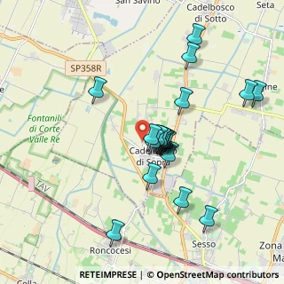 Mappa Via Quattro Case, 42023 Cadelbosco di Sopra RE, Italia (1.641)