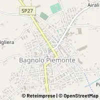 Map Bagnolo Piemonte