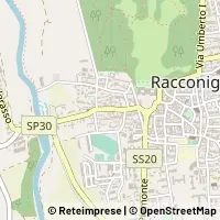 Kaart Racconigi