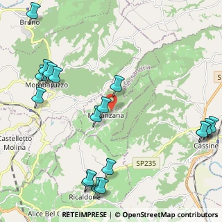 Mappa Via Cesare Battisti, 14040 Mombaruzzo AT, Italia (2.905)