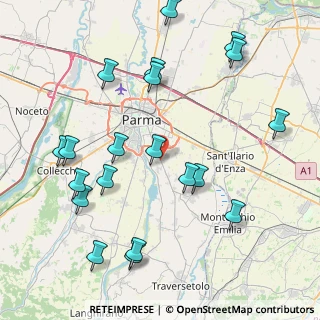 Mappa SP513, 43123 Parma PR, Italia (9.669)