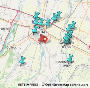 Mappa SP513, 43123 Parma PR, Italia (7.48882)