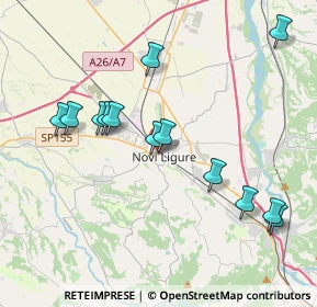 Mappa Viale Aurelio Saffi 11 c, 15067 Novi Ligure AL, Italia (4.04385)