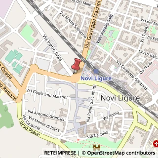 Mappa Piazza Della Repubblica, 6/9, 15067 Novi Ligure, Alessandria (Piemonte)