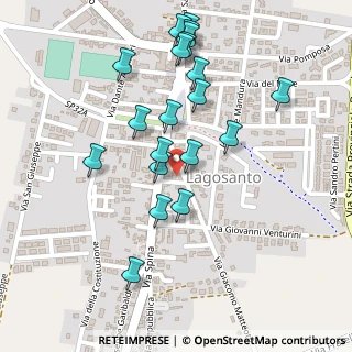 Mappa Via Giacomo Matteotti, 44023 Lagosanto FE, Italia (0.2495)