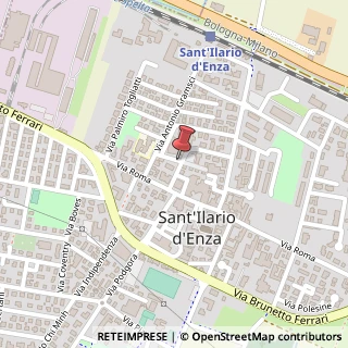 Mappa Via Enrico Berlinguer, 5, 42049 Sant'Ilario d'Enza, Reggio nell'Emilia (Emilia Romagna)